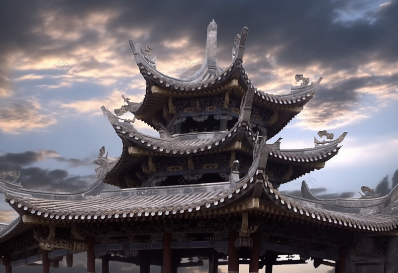 中国北京古建筑中国建筑房屋屋顶高视角航拍视角乌云密布图像摄影,高清,摄影图,摄影图片,图片大全,摄影图免费下载